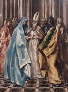 El Greco Spanish school Oil on canvas painting